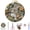 Bunny-2, variant on FLOPESN DIY 3D Colorful Easter Bunny Eggs Pattern Hand Embroidery Kit,Creative Design Beginner-Friendly Round Hoop Decorative Painting