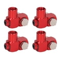 thumbnail image 1 of Connecteur de Tuyau, Raccords Industriels Faciles à Installer Rouge 4Pcs pour Foret, 1 of 8