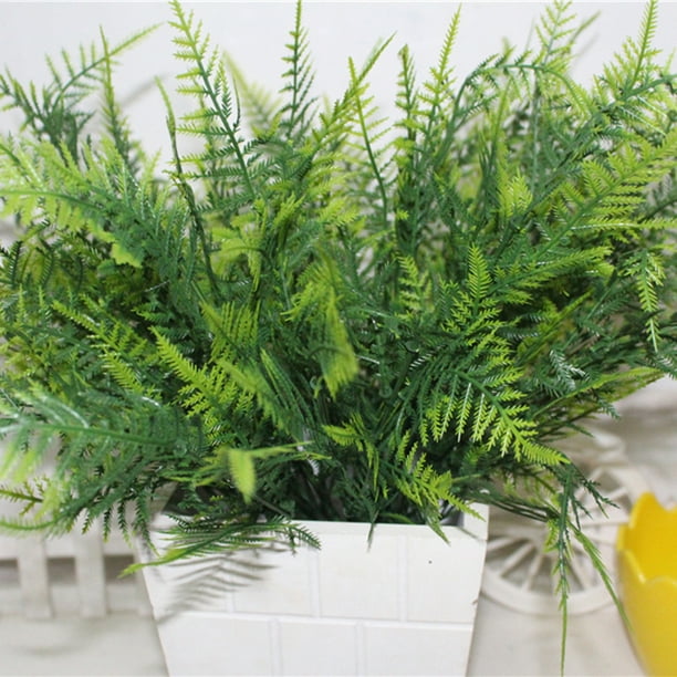 Gwong Decoración hogareña 1 Ramo Artificial Green Plant Conveniente Vivid Vivid Multifuncional No Fading Simulación Espárragos Para Decorar Gwong 28586