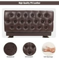 thumbnail image 4 of REDCAMP Duet Piano Bench with Storage,Adjustable Heavy Duty Wooden Double Keyboard Piano Bench Seat with PU Leather Cushion, Brown, 4 of 9