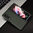 thumbnail image 6 of Case for Samsung Galaxy Z Fold 3, Carbon Fiber Leather Soft TPU Shockproof Drop Resistant Anti-Scratches Slim Folding Cover for Samsung Galaxy Z Fold 3,Green, 6 of 6