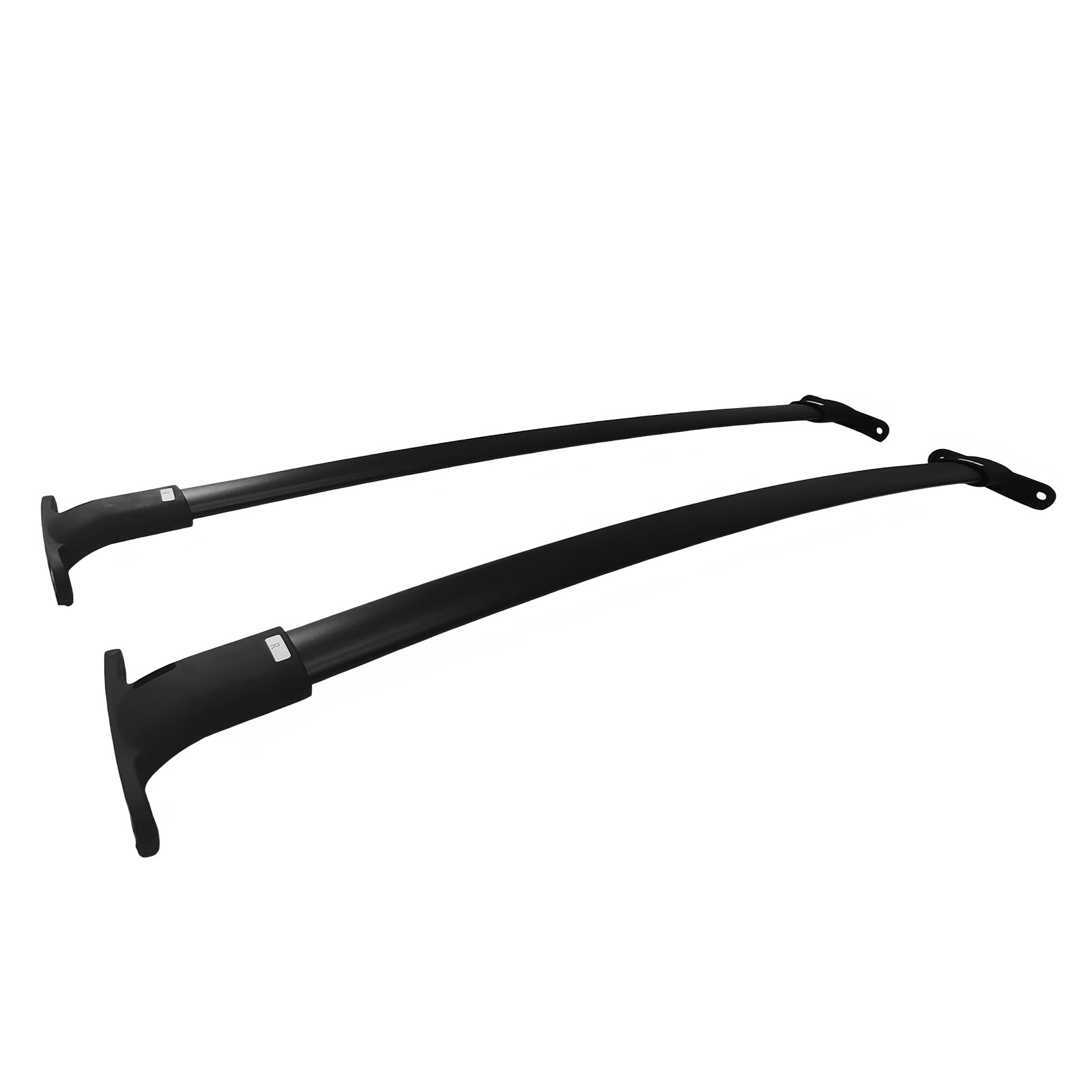 Ikon Motorsports Roof Rack Compatible With 2016-2019 Ford Explorer All Models Black Top Roof Rack Cross Bar Cargo Luggage Carrier Aluminum W/ Locks 2PCS