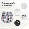 thumbnail image 6 of Lsque Bright Butterflies1 Printed Women's Running Shorts with Liner Pockets,Elastic Quick Dry Workout Athletic Gym Yoga Shorts,Womens High Waist Shorts-X-Large, 6 of 9
