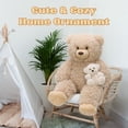 thumbnail image 6 of Tezituor 39.4" Giant Teddy Bear Stuffed Animal Large Soft Stuffed Bear with Baby Plush Toy, 6 of 9