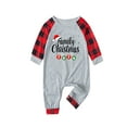 thumbnail image 3 of Odeerbi Christmas Pajamas for Family Holiday Long Sleeve Family Christmas Pajamas Matching Sets Toddler Casual Printed Top with Bottom Outfits Home Wear Sleepwear Family Matching PJs Set Red, 3 of 5