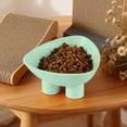 thumbnail image 7 of Cat Bowl Anti-Vomiting Tilted Elevated Cat Food Bowl Whisker Friendly Slanted Feeding Bowls with Shallow & Tall Design Green, 7 of 7