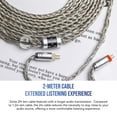 thumbnail image 3 of Cable IEM Linsoul Tripowin Zonie, 2 m, 16 núcleos, chapado en plata, 3 of 6