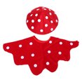 thumbnail image 1 of Boina de hongo rojo, gorro de peluche con lunares, bonito accesorio de cosplay para actuaciones escénicas y celebraciones, accesorio para Halloween, Navidad y fiestas, 1 of 7