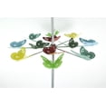 thumbnail image 2 of Transpac Colorful Two Tier Metal Butterfly Horizontal Spinning Garden Stake, 2 of 4