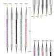 thumbnail image 2 of 5pcs Nail Art Brushes | Double Ended Nail Art Dotting Tool set | Nail Art Pen for Painting Nails | Manicure Drill Drawing Nails Brush Pen for Nail Art, 2 of 5