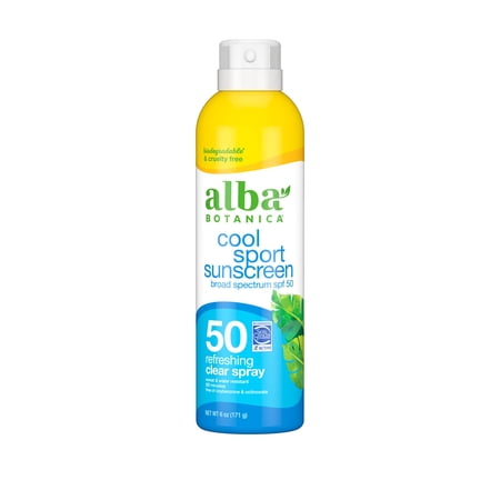 (Pack Of 4) Alba Botanica Sunscreen SPF50 CL Sport Spray 5 Oz