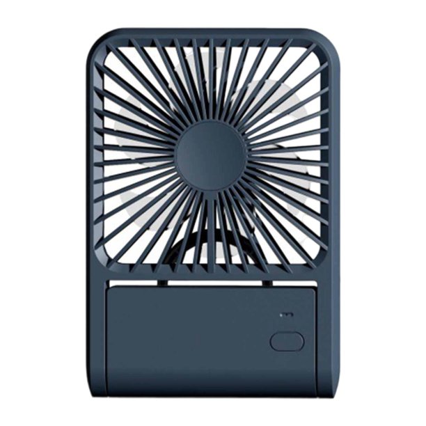Ventilador de escritorio pequeño Ventilador de escritorio Recargable 3 velocidades Mesa ajustable Portátil para Azul