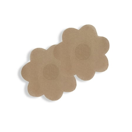 

Lingerie Solutions Women s Full Figure Breast Petals Disposable Nude Nipple Covers