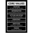 thumbnail image 5 of Inspirational Canvas Wall Art Core Values Picture Poster Inspiring Wooden Artwork Motivational Positive Quote Painting for Office Home Classroom Decor Framed Ready to Hang[12''''W X 18''''H], 5 of 6