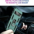 thumbnail image 5 of Compatible with Google Pixel 7 Case Built-in 360 Ring Holder Kickstand, Extreme Protection Military Armor Magnetic Car Dual Layer Protective Heavy Duty Phone Cover For Google Pixel 7,Darkgreen, 5 of 7