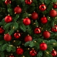 thumbnail image 4 of Nearly Natural Red Plastic Holiday Christmas 2.5" Shatterproof Ornament Set, 30 Count, 4 of 4