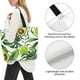 thumbnail image 3 of Balery Watercolor Green Tropical Bolsa Tote Estilo Estético con Cremalleras, Bolsa de Hombro, Bolsa de Compras Grande y Plegable, 3 of 8