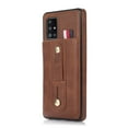 thumbnail image 5 of Dteck for Samsung Galaxy A71 5G Case, PU Leather Adjustable Loop Strap Case with Hidden Cart Slot Shockproof Protective Case for Samsung A71 5G 6.7" 2020 Ladies Women Men, Brown, 5 of 15