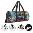 thumbnail image 3 of Vsdgher Tropical Vacation Essentials 45L Foldable Duffel Bag, Sports Gym Bag,Overnight Bag, Portable Weekender Bag for Airplanes, 3 of 6