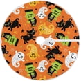 thumbnail image 1 of FMSHPON Halloween Monster Spooky Cats Xmas Christmas Tree Skirt Stand Mat for Holiday Party Decoration Indoor Outdoor 36 inches, 1 of 6