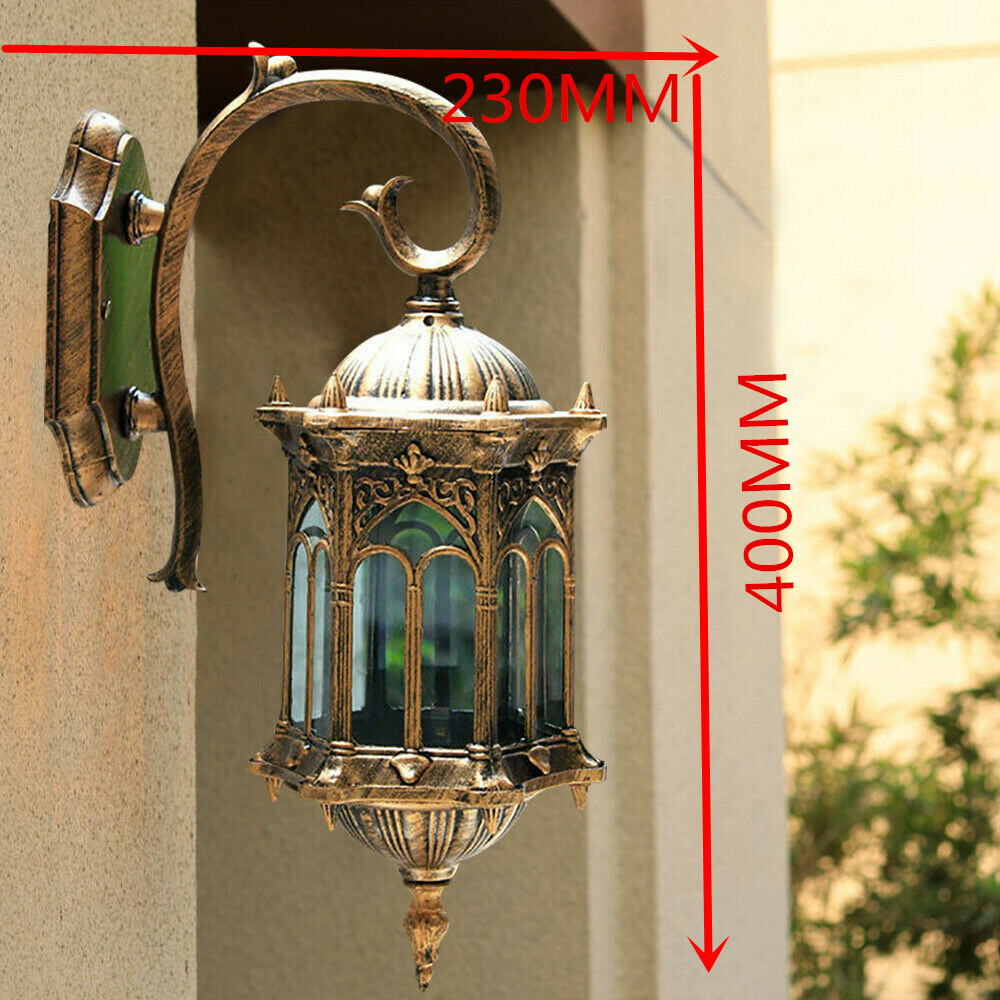 TFCFL Antique Sconce Wall Light Outdoor Exterior Lantern Lamp Porch Lights Wall Lighting Fixture