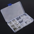 thumbnail image 4 of Kit de conector de cable retráctil Terminal de engarzado de 63/48/28mm conectores de hoja macho + hembra y mangas transparentes ANGGREK Otros, 4 of 8