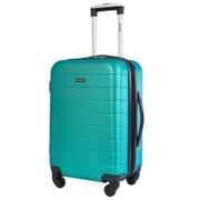Wrangler 2-Piece Expandable Hard Side Carry-on Luggage Set, Teal