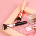 thumbnail image 2 of Brocha paleta para base Para pulir, difuminar y difuminar el maquillaje facial (1 negro + 1 rosa), 2 of 5