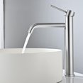 thumbnail image 1 of Tall Basin Mixer, Single Lever Bathroom Faucet, Countertop Basin Taps for Hot and Cold Adjustable, Mixer, 1 of 7