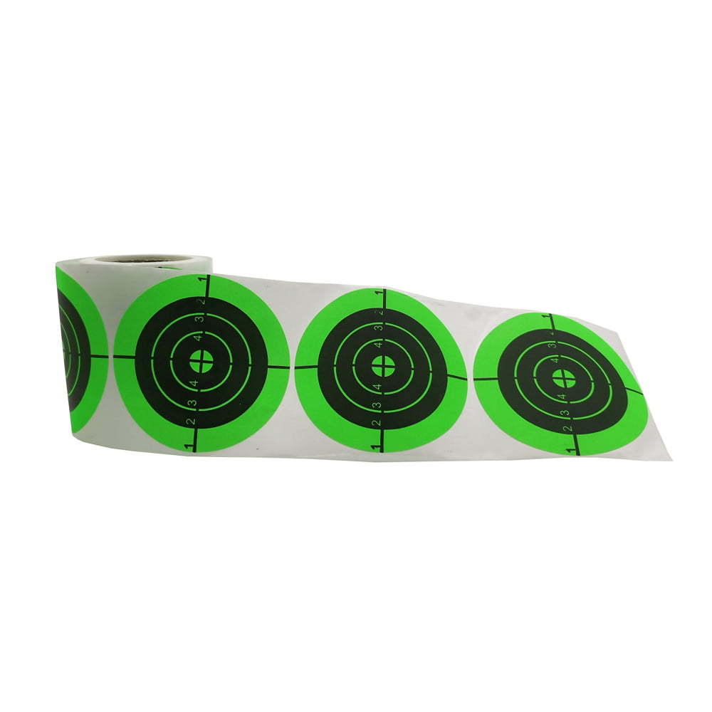 160pcs Adhesive Shooting Targets 2" Reactive Splatter Paper Target Sticker 