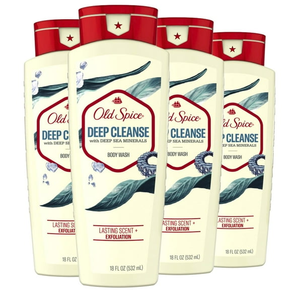 Gel de baño Old Spice Deep Cleanse con minerales de aguas profundas, 532 ml