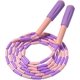 thumbnail image 1 of Cuerda para saltar con cuentas suaves, cuerda para saltar segmentada ajustable sin enredos para hombres, mujeres, niños y estudiantes (Purple8.2 Pie, 1 of 5