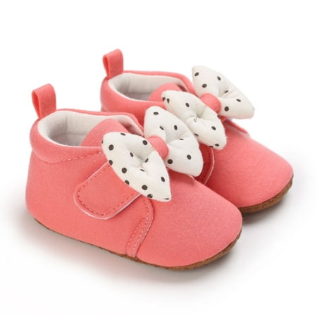 

Lilgiuy Spring Princess Girls Shoes 0-1 Year Old Bowknot Baby Shoes Cotton Soft Sole Shoes Walking Shoes Birthday Gifis for Children