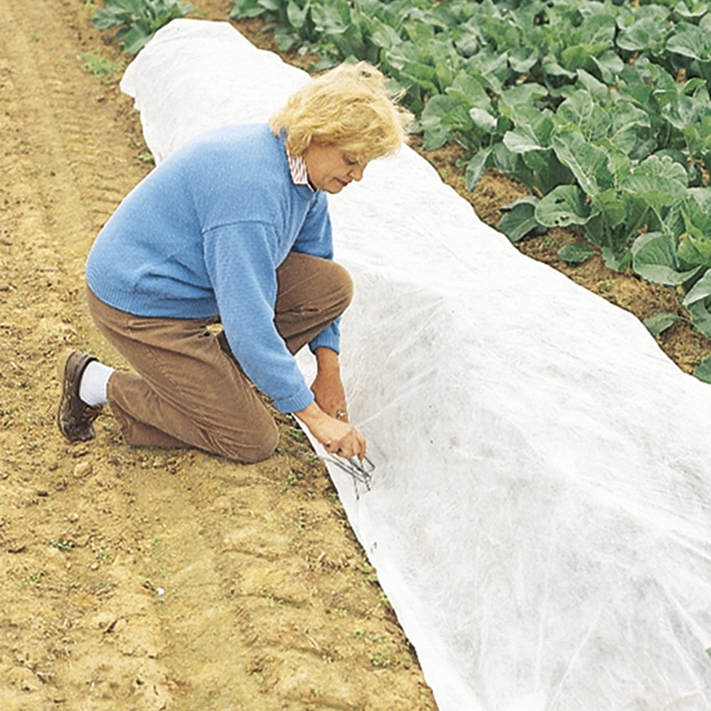 Gardens Alive! Floating Standard Weight Fabric Row Cover - 10 ft x 50 ft