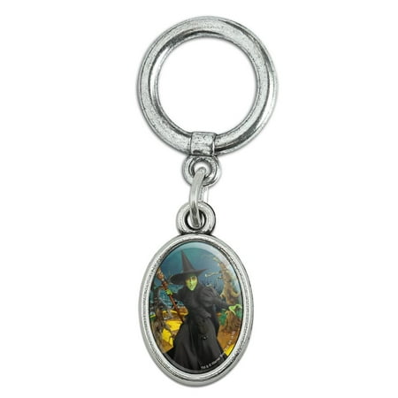 Wizard of Oz Wicked Witch Character Shoe Sneaker Shoelace Oval Charm Jewelry