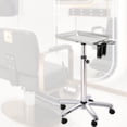 thumbnail image 5 of Gazechimp Hair Salon Rolling Cart Tray Portable Hairstylist Cart for Barber Spas Shops with Dryer Holder, 5 of 8