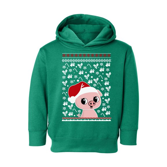 Awkward Styles Xmas Hoodie for Girls Boys Toddler Pig Christmas Pattern Sweatshirt