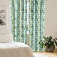 thumbnail image 3 of Ambesonne Flip Flop 4-Panel Curtains, Exotic Nature Colors, 56"x63", Pale Green Pale Blue, 3 of 4