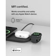 thumbnail image 2 of Belkin Portable USB-C Apple Watch Charger - MFi-Certified USB-C Charger for Apple Watch Series 9, Series 8, Series 7, Ultra, & More - Type C Charger Compatible w/MacBook, iPhone 16, & More - Black, 2 of 6