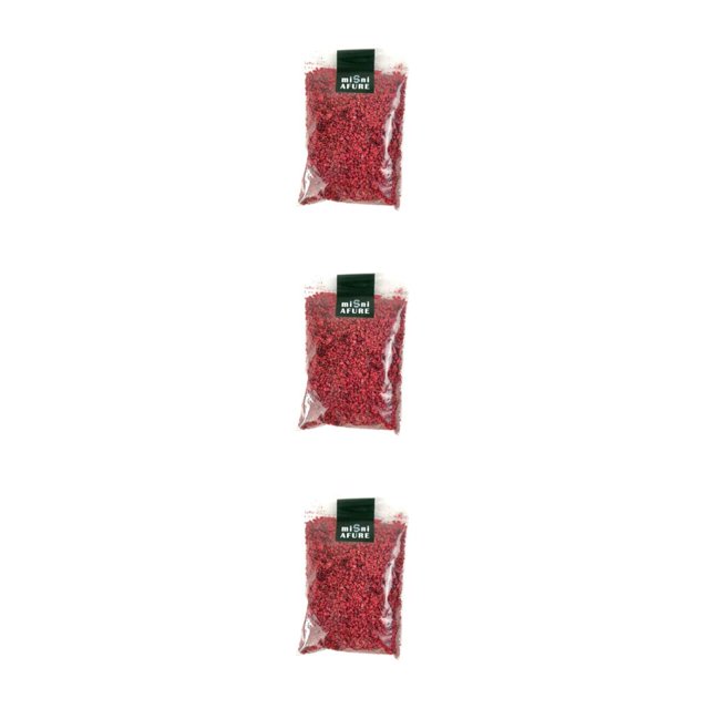 relayinert Scène Accessoires Feuille Micro Paysage Feuilles Modèle pour Table Sable Train Rouge 50ml 3Set