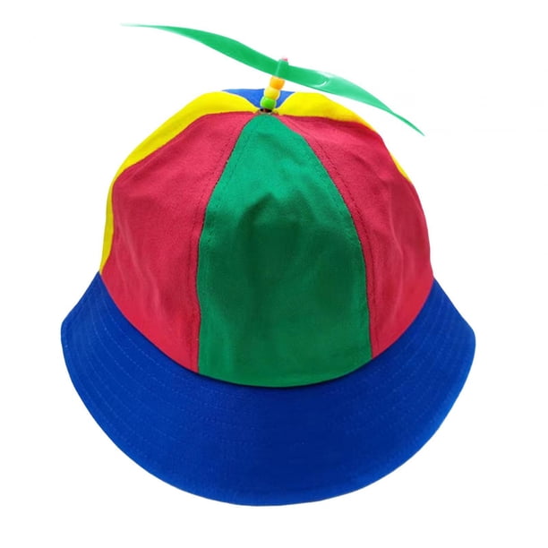 Sombrero de pescador con hélice, gorra de pescador con helicóptero, regalo, sombreros de disfraz, sombrero para el sol, cómodo Estilo E Talla Adultos