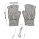 thumbnail image 3 of Guantes de cocina con calefacción USB, guantes de punto, cálidos para invierno, protección para las manos, guantes sin dedos fríos, medio dedo, 3 of 5
