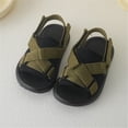 thumbnail image 2 of MKHSQHDG Sandals Kids Size 2.5 Middle Big Kids Boys Girls Sandals Summer Open Toe Non Hundred Shoes Daily School Wear 4-4.5 Years, 2 of 8
