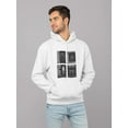 thumbnail image 2 of Modern Trendy Techno Prints Hoodie Men -Image by Shutterstock, Male x-Large, 2 of 4