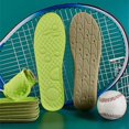 thumbnail image 3 of nsole+Heel Sticker Set銆慒oot Acupressure Insoles For Shoes Sole Sweat Absorbing Deodorant Insole Breathable Running Insoles 1Pair gray 39-40, 3 of 6