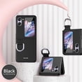 thumbnail image 2 of for Oppo Find N2 Flip Case with Ring, Slim Thin Matte Hard PC Shockproof Protective Phone Cover Case for Oppo Find N2 Flip QZH Black, 2 of 12