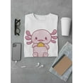 thumbnail image 3 of Axolotl Eating A Taco T-Shirt Men -Smartprints Designs, Male 3X-Large, 3 of 4