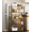 Brown-5 Tier, variant on Satifur 6 Tier Sturdy Wood & Metal Frame Bookcase, Large Capacity Space-Saving Design With Adjustable Feet,Rustic Brown