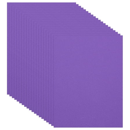 Uxcell 20 Pcs Purple EVA Foam Sheets, 11.8 x 7.87 Inches 1mm Thick Foam Sheets for Crafts