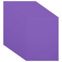 Uxcell 20 Pcs Purple EVA Foam Sheets, 11.8 x 7.87 Inches 1mm Thick Foam Sheets for Crafts